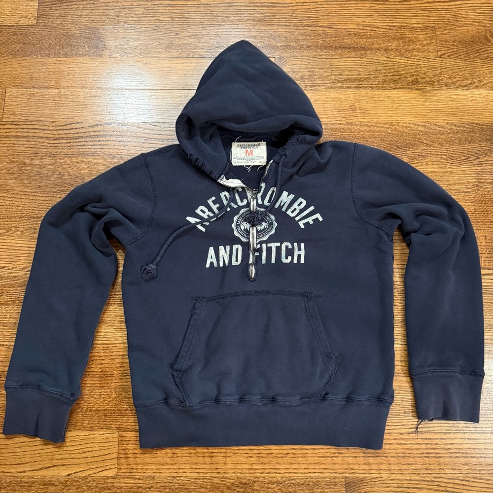 Abercrombie & Fitch Blue Sweatshirt Hoodie